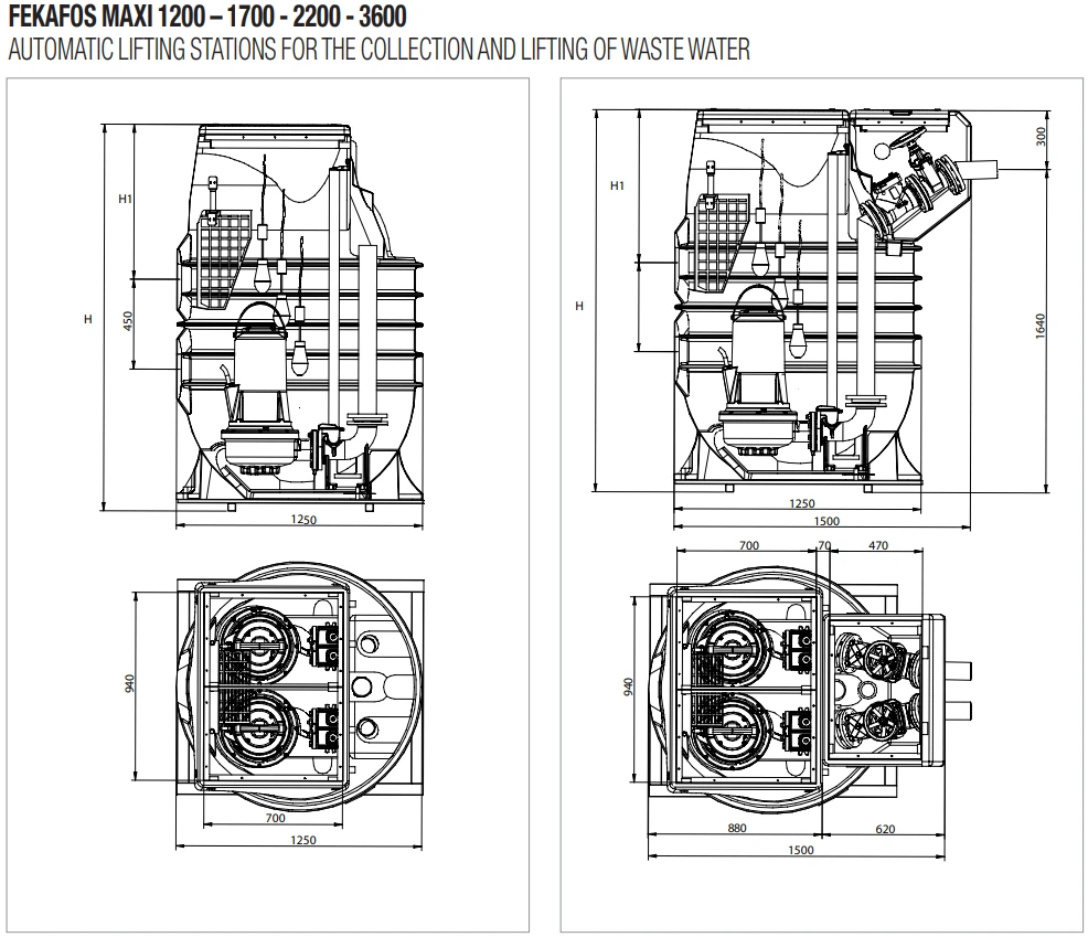 DAB FEKAFOS 3600 MAXI - DN80 + CV80 Draining Tank With Valve Chamber 4 DAB FEKAFOS 3600 MAXI - DN80 + CV80 Draining Tank With Valve Chamber - Image 4