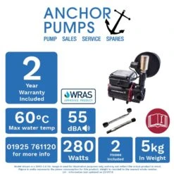 Grundfos SSR2-2.0 CN Single Impeller Universal Regenerative Shower Booster Pump (x2 Hoses Inc.) 7 Grundfos SSR2-2.0 CN Single Impeller Universal Regenerative Shower Booster Pump (x2 Hoses Inc.) -Electro Mechenical Shop hxeye4z
