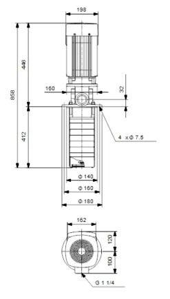 Grundfos MTR 8 9/9-1 A W A HUUV 3kW Stainless Steel Vertical Immersible Pump 415v -Electro Mechenical Shop sbcreenshot product selection classic.grundfos.com 2021.01.23 11 07 13