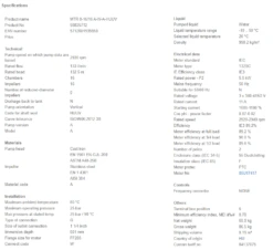 Grundfos MTR 8 16/16 A W A HUUV 5.5kW Stainless Steel Vertical Immersible Pump 415v -Electro Mechenical Shop sbcreenshot product selection classic.grundfos.com 2021.01.25 07 11 51