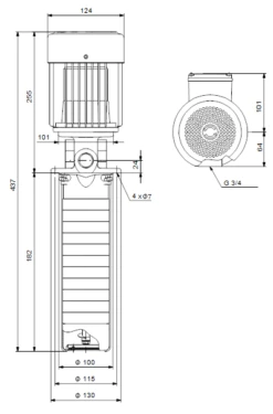 Grundfos SPK 1 3/3 A W A AUUV 0.12kW Stainless Steel Immersible Pump 415v -Electro Mechenical Shop sbcreenshot product selection classic.grundfos.com 2021.02.01 11 22 02