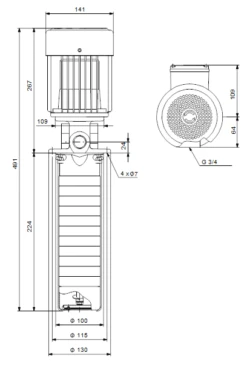 Grundfos SPK 4 5/5 A W A AUUV 0.37kW Stainless Steel Immersible Pump 415v -Electro Mechenical Shop sbcreenshot product selection classic.grundfos.com 2021.02.02 10 20 57