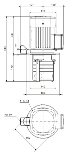 Grundfos MTH 4 3/3 A W A AQQV 0.75kW Stainless Steel Immersible Pump 415v -Electro Mechenical Shop sbcreenshot product selection classic.grundfos.com 2021.02.03 10 42 54