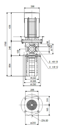 Grundfos MTR 45 10/10-2 A F A HUUV 37kW Stainless Steel Vertical Immersible Pump 415v -Electro Mechenical Shop scbreenshot product selection classic.grundfos.com 2021.01.28 16 08 08