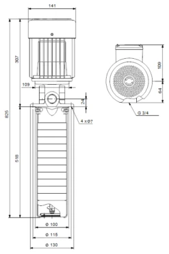 Grundfos SPK 2 19/19 A W A AUUV 0.75kW Stainless Steel Immersible Pump 415v -Electro Mechenical Shop scbreenshot product selection classic.grundfos.com 2021.02.02 07 52 45