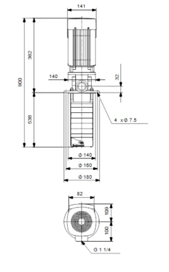Grundfos MTR 1 23/23 A W A HUUV 1.1kW Stainless Steel Vertical Immersible Pump 415v 6 Grundfos MTR 1 23/23 A W A HUUV 1.1kW Stainless Steel Vertical Immersible Pump 415v -Electro Mechenical Shop scdreenshot product selection classic.grundfos.com 2021.01.20 14 18 27