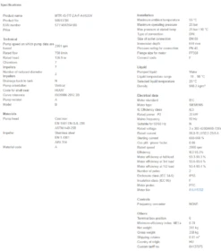 Grundfos MTR 45 7/7-2 A F A HUUV 30kW Stainless Steel Vertical Immersible Pump 415v 7 Grundfos MTR 45 7/7-2 A F A HUUV 30kW Stainless Steel Vertical Immersible Pump 415v -Electro Mechenical Shop scdreenshot product selection classic.grundfos.com 2021.01.28 13 24 57