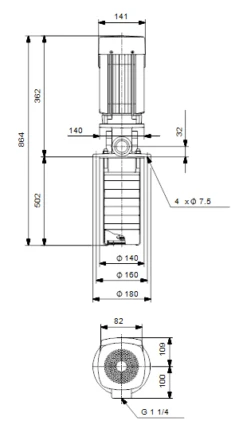 Grundfos MTR 1 21/21 A W A HUUV 1.1kW Stainless Steel Vertical Immersible Pump 415v -Electro Mechenical Shop scgreenshot product selection classic.grundfos.com 2021.01.20 13 30 58