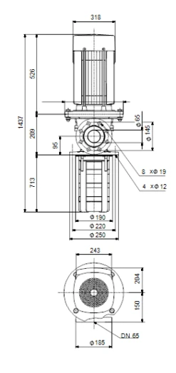 Grundfos MTR 32 9/9 A W A HUUV 18.5kW Stainless Steel Vertical Immersible Pump 415v -Electro Mechenical Shop scgreenshot product selection classic.grundfos.com 2021.01.27 15 51 10