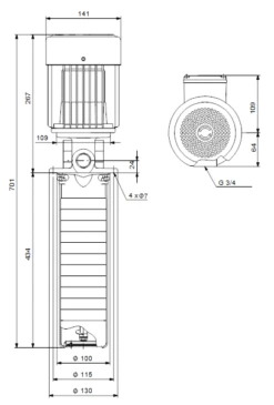 Grundfos SPK 1 15/15 A W A AUUV 0.37kW Stainless Steel Immersible Pump 415v -Electro Mechenical Shop scgreenshot product selection classic.grundfos.com 2021.02.01 13 27 19