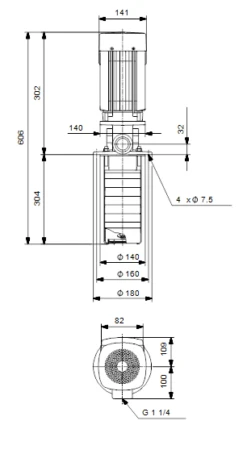 Grundfos MTR 1S 10/10 A W A HUUV 0.37kW Stainless Steel Vertical Immersible Pump 415v -Electro Mechenical Shop schreenshot product selection classic.grundfos.com 2021.01.18 16 15 40