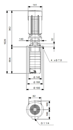 Grundfos MTR 1S 30/30 A W A HUUV 1.1kW Stainless Steel Vertical Immersible Pump 415v 6 Grundfos MTR 1S 30/30 A W A HUUV 1.1kW Stainless Steel Vertical Immersible Pump 415v -Electro Mechenical Shop schreenshot product selection classic.grundfos.com 2021.01.19 13 22 47