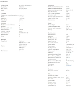 Grundfos MTR 64 2/1 A F A HUUV 5.5kW Stainless Steel Vertical Immersible Pump 415v 7 Grundfos MTR 64 2/1 A F A HUUV 5.5kW Stainless Steel Vertical Immersible Pump 415v -Electro Mechenical Shop schreenshot product selection classic.grundfos.com 2021.01.29 15 08 28