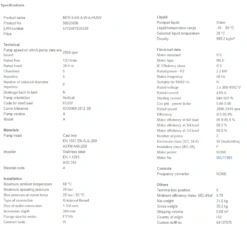 Grundfos MTR 8 5/5 A W A HUUV 2.2kW Stainless Steel Vertical Immersible Pump 415v 7 Grundfos MTR 8 5/5 A W A HUUV 2.2kW Stainless Steel Vertical Immersible Pump 415v -Electro Mechenical Shop scmreenshot product selection classic.grundfos.com 2021.01.23 10 15 44