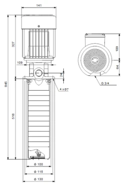 Grundfos SPK 4 19/19 A W A AUUV 1.1kW Stainless Steel Immersible Pump 415v -Electro Mechenical Shop scmreenshot product selection classic.grundfos.com 2021.02.02 11 32 33