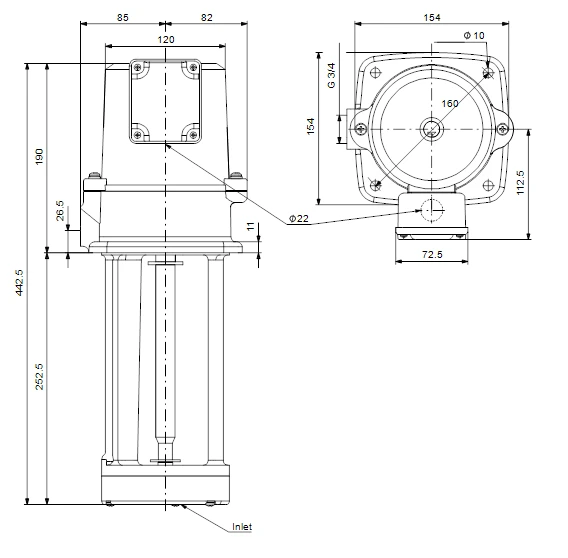Grundfos MTA 90-250 A W A B Flanged Mounted Immersible Pump With Bottom Suction Inlet 3 Grundfos MTA 90-250 A W A B Flanged Mounted Immersible Pump With Bottom Suction Inlet - Image 3