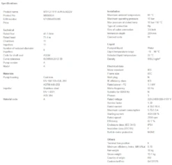 Grundfos MTH 2 11/11 A W A AQQV 1.1kW Stainless Steel Immersible Pump 415v 7 Grundfos MTH 2 11/11 A W A AQQV 1.1kW Stainless Steel Immersible Pump 415v -Electro Mechenical Shop scqreenshot product selection classic.grundfos.com 2021.02.03 08 21 04