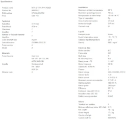 Grundfos MTH 2 7/7 A W A AQQV 1.1kW Stainless Steel Immersible Pump 415v -Electro Mechenical Shop scrbeenshot product selection classic.grundfos.com 2021.02.02 16 04 03