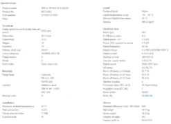Grundfos SPK 4 19/19 A W A AUUV 1.1kW Stainless Steel Immersible Pump 415v -Electro Mechenical Shop screenshot product selection classic.grundfos.com 2021.02.02 11 31 28