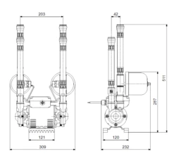 Grundfos Amazon Universal STN-1.5B Twin Impeller Negative Head Shower Pump (x4 Hoses Inc.) -Electro Mechenical Shop screenshot product selection classic.grundfos.com 2021.02.05 14 33 53