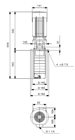 Grundfos MTR 1S 26/26 A W A HUUV 1.1kW Stainless Steel Vertical Immersible Pump 415v -Electro Mechenical Shop scrheenshot product selection classic.grundfos.com 2021.01.19 11 35 13