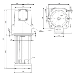 Grundfos MTA 90-180 A W A T Flanged Mounted Immersible Pump With Top Suction Inlet -Electro Mechenical Shop scrneenshot product selection classic.grundfos.com 2021.02.10 14 38 48