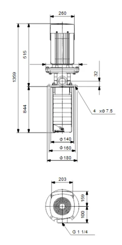 Grundfos MTR 8 25/25 A W A HUUV 7.5kW Stainless Steel Vertical Immersible Pump 415v -Electro Mechenical Shop scrseenshot product selection classic.grundfos.com 2021.01.25 08 51 41