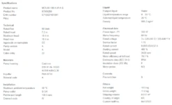 Grundfos MTA 60-130 A W A B Flanged Mounted Immersible Pump With Bottom Suction Inlet -Electro Mechenical Shop scrteenshot product selection classic.grundfos.com 2021.02.10 11 50 07