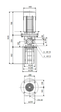 Grundfos MTR 64 7/7 A F A HUUV 45kW Stainless Steel Vertical Immersible Pump 415v -Electro Mechenical Shop scrxeenshot product selection classic.grundfos.com 2021.01.30 10 14 17