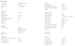 Grundfos MTA 60-350 A W A T Flanged Mounted Immersible Pump With Top Suction Inlet -Electro Mechenical Shop sctreenshot product selection classic.grundfos.com 2021.02.10 11 38 07