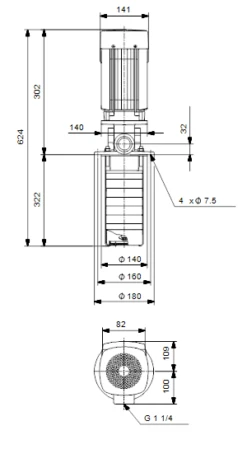 Grundfos MTR 1S 11/11 A W A HUUV 0.37kW Stainless Steel Vertical Immersible Pump 415v -Electro Mechenical Shop scvreenshot product selection classic.grundfos.com 2021.01.18 16 35 18
