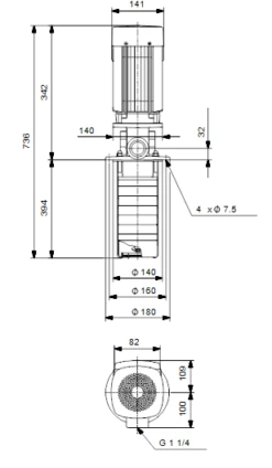 Grundfos MTR 1 15/15 A W A HUUV 0.75kW Stainless Steel Vertical Immersible Pump 415v -Electro Mechenical Shop scvreenshot product selection classic.grundfos.com 2021.01.20 11 43 36