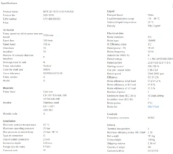 Grundfos MTR 20 10/10 A W A HUUV 11kW Stainless Steel Vertical Immersible Pump 415v -Electro Mechenical Shop scvreenshot product selection classic.grundfos.com 2021.01.27 07 27 58