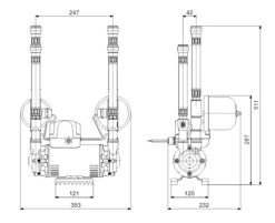 Grundfos Amazon Universal STN-4.0B Twin Impeller Negative Head Shower Pump (x4 Hoses Inc.) 6 Grundfos Amazon Universal STN-4.0B Twin Impeller Negative Head Shower Pump (x4 Hoses Inc.) -Electro Mechenical Shop scvreenshot product selection classic.grundfos.com 2021.02.05 15 43 19