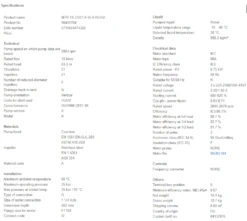 Grundfos MTR 1S 21/21 A W A HUUV 0.75kW Stainless Steel Vertical Immersible Pump 415v -Electro Mechenical Shop scyreenshot product selection classic.grundfos.com 2021.01.19 10 44 22