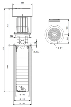 Grundfos SPK 4 11/11 A W A AUUV 0.75kW Stainless Steel Immersible Pump 415v -Electro Mechenical Shop sczreenshot product selection classic.grundfos.com 2021.02.02 11 00 23