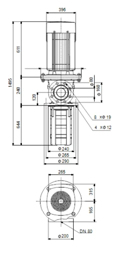 Grundfos MTR 45 7/7 A F A HUUV 30kW Stainless Steel Vertical Immersible Pump 415v -Electro Mechenical Shop sdcreenshot product selection classic.grundfos.com 2021.01.28 13 42 12