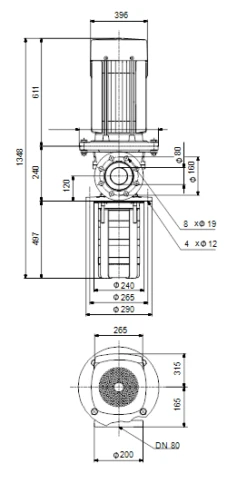 Grundfos MTR 64 5/5-2 A F A HUUV 30kW Stainless Steel Vertical Immersible Pump 415v -Electro Mechenical Shop sdcreenshot product selection classic.grundfos.com 2021.01.30 09 13 02