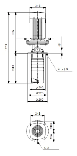Grundfos MTR 20 10/10 A W A HUUV 11kW Stainless Steel Vertical Immersible Pump 415v -Electro Mechenical Shop secreenshot product selection classic.grundfos.com 2021.01.27 07 27 37