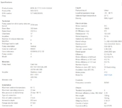Grundfos MTR 20 17/17 A W A HUUV 18.5kW Stainless Steel Vertical Immersible Pump 415v -Electro Mechenical Shop secreenshot product selection classic.grundfos.com 2021.01.27 08 18 48