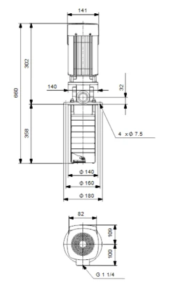 Grundfos MTR 1S 13/13 A W A HUUV 0.55kW Stainless Steel Vertical Immersible Pump 415v -Electro Mechenical Shop sfcreenshot product selection classic.grundfos.com 2021.01.19 09 39 31