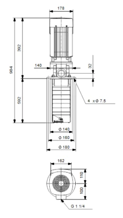 Grundfos MTR 1 26/26 A W A HUUV 1.5kW Stainless Steel Vertical Immersible Pump 415v -Electro Mechenical Shop sfcreenshot product selection classic.grundfos.com 2021.01.20 14 53 58