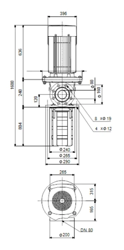 Grundfos MTR 45 9/9 A F A HUUV 37kW Stainless Steel Vertical Immersible Pump 415v -Electro Mechenical Shop sfcreenshot product selection classic.grundfos.com 2021.01.28 15 14 05