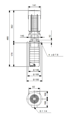 Grundfos MTR 1 3/3 A W A HUUV 0.37kW Stainless Steel Vertical Immersible Pump 415v 6 Grundfos MTR 1 3/3 A W A HUUV 0.37kW Stainless Steel Vertical Immersible Pump 415v -Electro Mechenical Shop sgcreenshot product selection classic.grundfos.com 2021.01.20 08 59 28