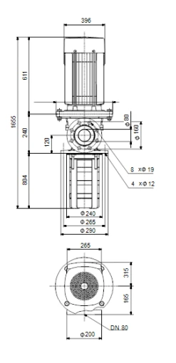 Grundfos MTR 45 9/9-2 A F A HUUV 30kW Stainless Steel Vertical Immersible Pump 415v -Electro Mechenical Shop sgcreenshot product selection classic.grundfos.com 2021.01.28 14 50 18