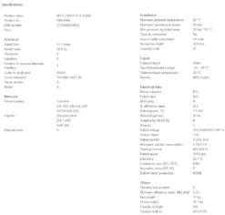 Grundfos MTH 2 9/9 A W A AQQV 1.1kW Stainless Steel Immersible Pump 415v -Electro Mechenical Shop sgcreenshot product selection classic.grundfos.com 2021.02.03 07 58 57
