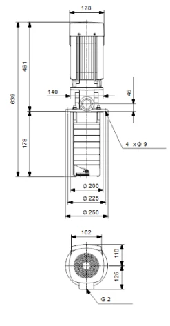 Grundfos MTR 15 2/2 A W A HUUV 2.2kW Stainless Steel Vertical Immersible Pump 415v -Electro Mechenical Shop shcreenshot product selection classic.grundfos.com 2021.01.26 08 04 08