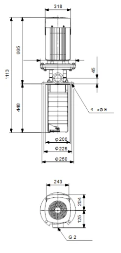 Grundfos MTR 20 8/8 A W A HUUV 11kW Stainless Steel Vertical Immersible Pump 415v -Electro Mechenical Shop shcreenshot product selection classic.grundfos.com 2021.01.27 07 13 58