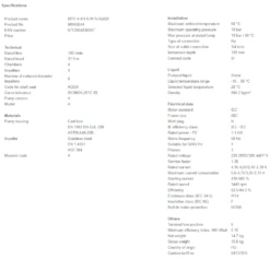 Grundfos MTH 4 4/4 A W A AQQV 1.1kW Stainless Steel Immersible Pump 415v -Electro Mechenical Shop sicreenshot product selection classic.grundfos.com 2021.02.03 11 10 20
