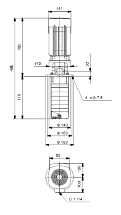 Grundfos MTR 1S 3/3 A W A HUUV 0.37kW Stainless Steel Vertical Immersible Pump 415v 6 Grundfos MTR 1S 3/3 A W A HUUV 0.37kW Stainless Steel Vertical Immersible Pump 415v -Electro Mechenical Shop slcreenshot product selection classic.grundfos.com 2021.01.18 14 15 39